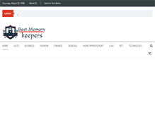 Tablet Screenshot of bestmemorykeepers.net